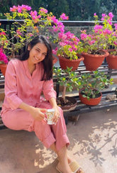 Sassy Stripes Pink PJ Set