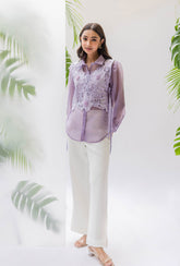 Lacey Bib Set| Mauve