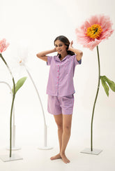 Stripes Love Shorts Set