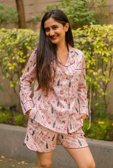 Champagne Shorts Set