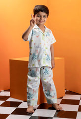 Under The Sea Notched Collar Full Shirt