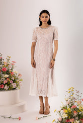 Celeste White Lacey Dress