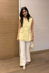 Soho Sleeveless Jacket |Yellow