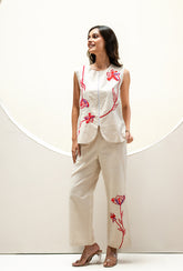 Summer Bloom Coord Set |Linen