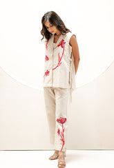 Summer Bloom Jacket Set |Linen 2.0