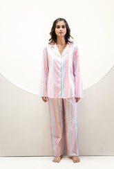 Rainbow Stripes PJ Set