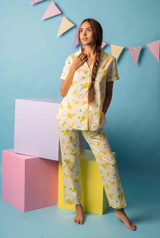 One In A Lemon Pyjama Set