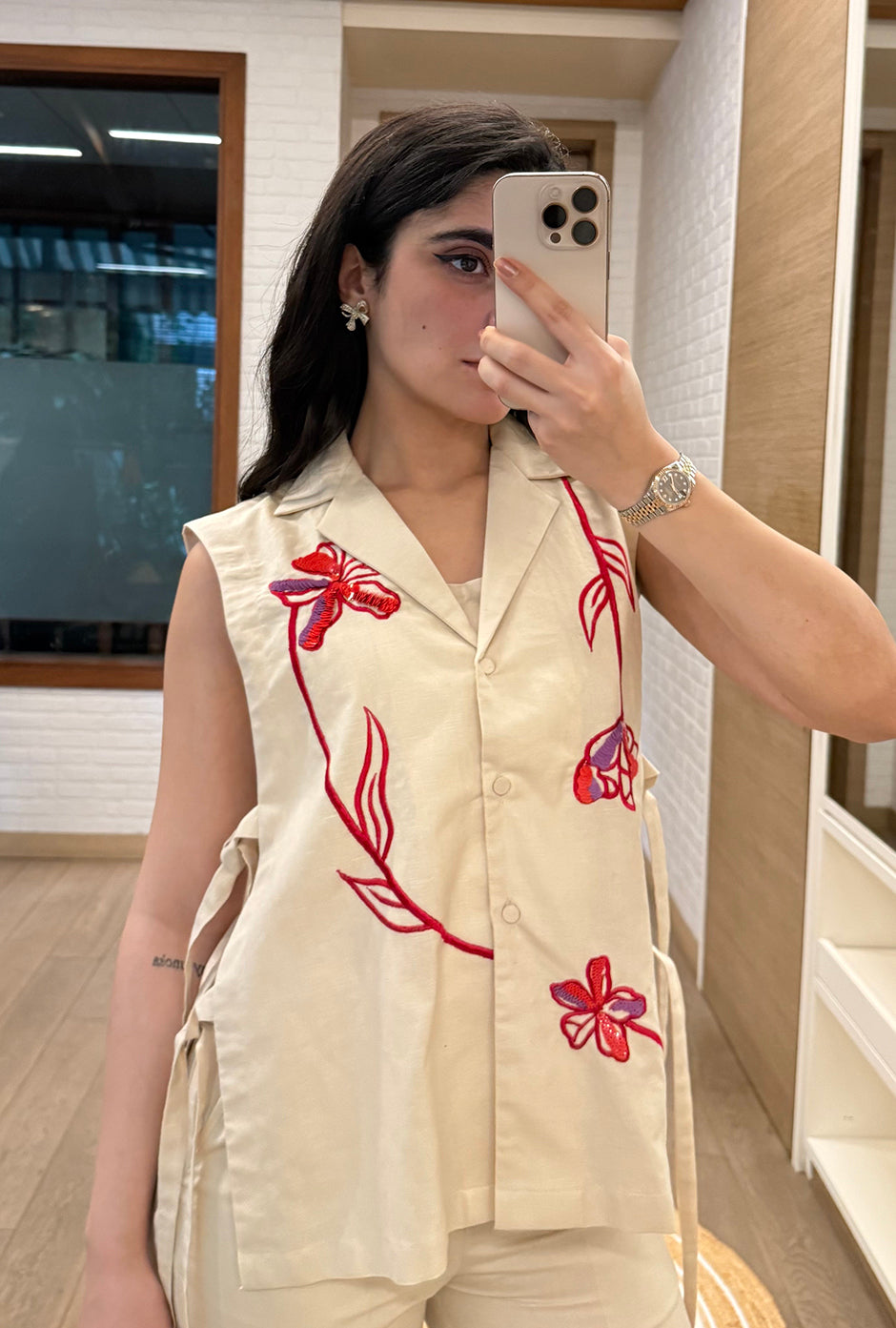 Summer Bloom  Jacket | Linen