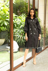Brunching Around Town Dress| Black