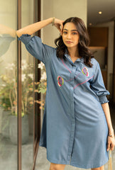 Chloe Shirt Dress – Denim