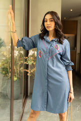Chloe Shirt Dress – Denim