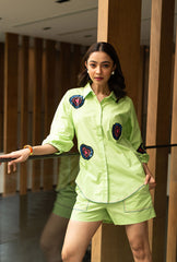 Love Actually Coord Set (Lime Green)
