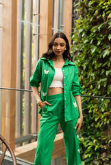 Take A Bow Coord Set (Green)