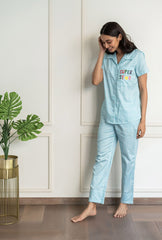 Super Star Pyjama Set Blue