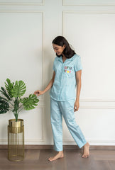 Super Star Pyjama Set Blue