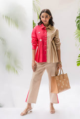 Daisy Two-Toned Shirt I