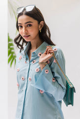 Daisy Shirt| Aqua