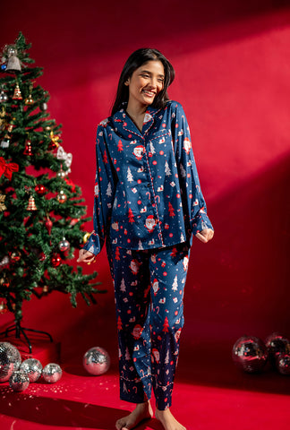 Merry Christmas PJ Set| Navy