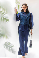 Lacey Bib Navy Set