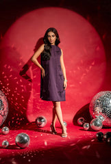 Blair Bow Dress| Purple