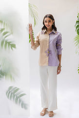 Orchid Two-Toned Shirt