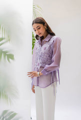 Lacey Bib Set| Mauve