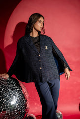 Nriti Shah In Starlit Cape Set