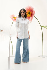 Mitali Wadhwa In Pearl Oasis White Shirt