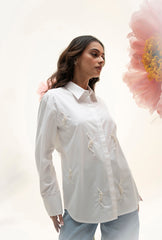 Mitali Wadhwa In Pearl Oasis White Shirt