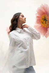 Mitali Wadhwa In Pearl Oasis White Shirt