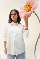 Summer Bloom Shirt | White