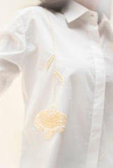 Summer Bloom Shirt | White