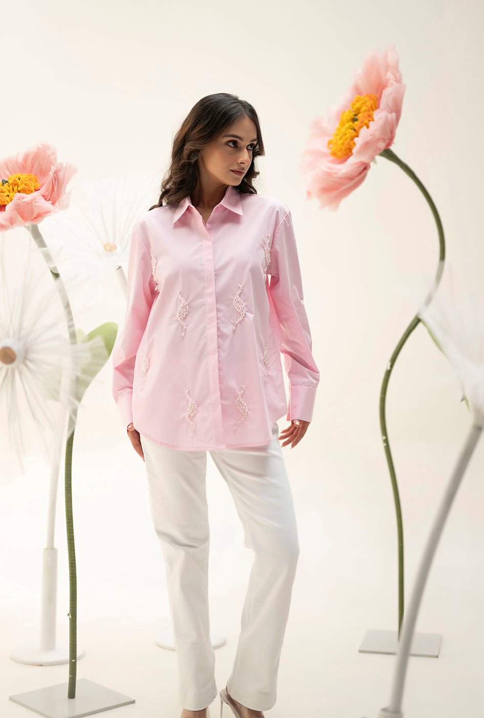 Pearl Oasis Shirt | Pink
