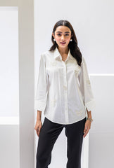 Take A Bow Shirt| White