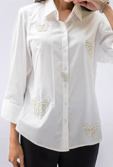 Take A Bow Shirt| White