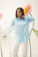 Pearl Oasis Blue Shirt