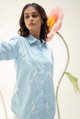 Pearl Oasis Blue Shirt