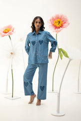 Mitali Wadhwa In Love in Denim Shirt