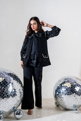 Jadore Pearl Jacket |Black