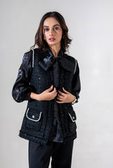 Jadore Pearl Jacket |Black