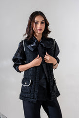 Jadore Pearl Jacket |Black