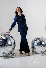 Emily Tweed Set | Navy