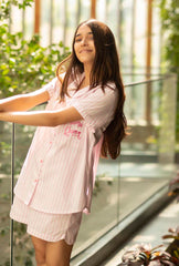Candy Stripes Shorts Set