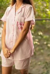 Candy Stripes Shorts Set