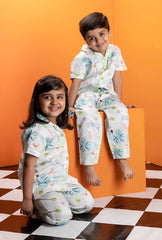 Under The Sea Notched Collar Full Shirt