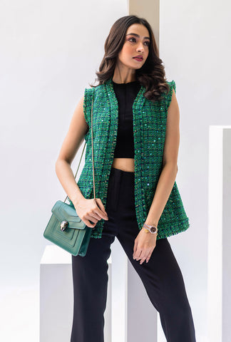 Jadore' Sleeveless Jacket