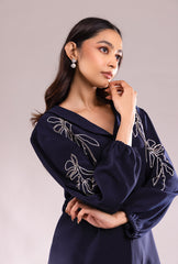 Nriti Shah In Milano Navy Coord Set