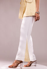 Soho Sleeveless Jacket Set |Yellow