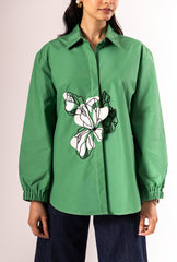 Fleur Green Shirt
