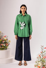 Fleur Green Shirt